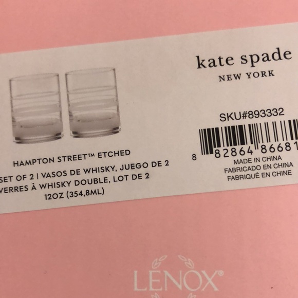 Kate Spade - Set of 2 whisky glasses - Picture 4 of 4